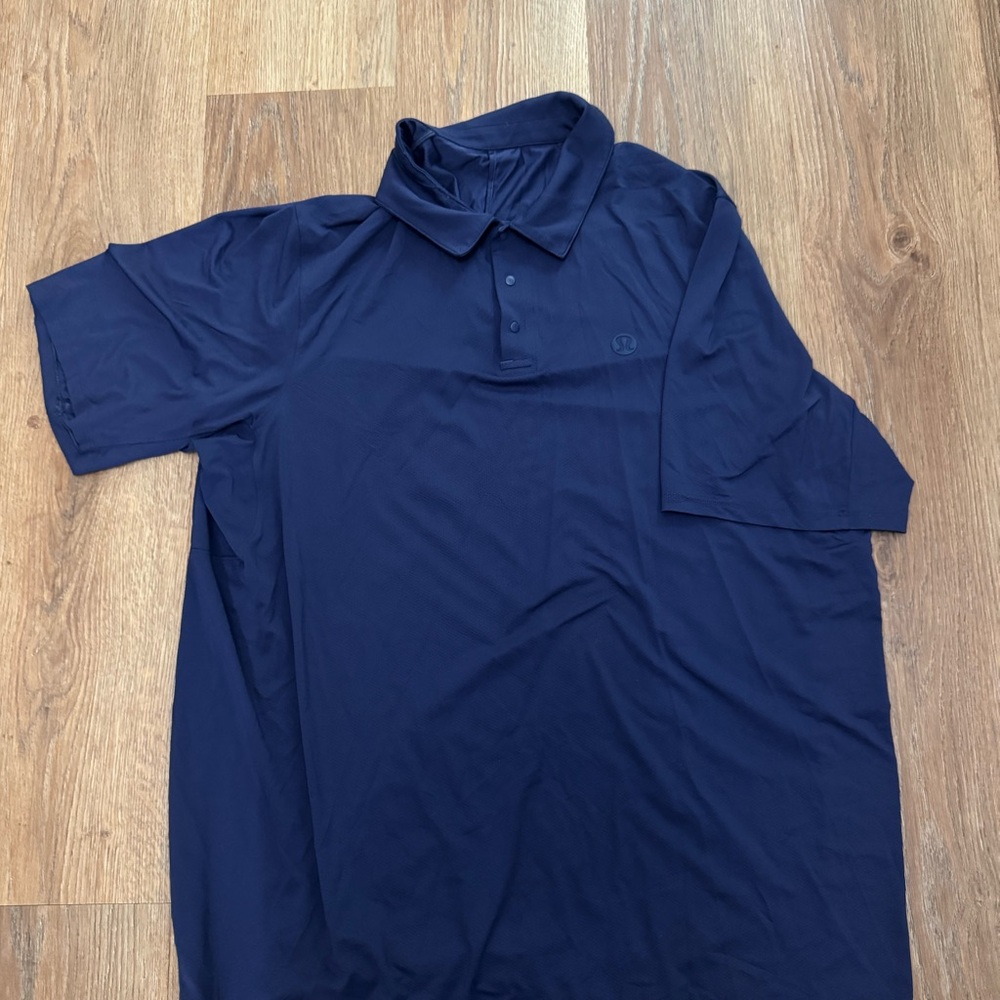 Men's LuLulemon Navy Blue Polo Shirt